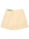 Mini Pouch Pleated Skirt LEMON WOMAN - MALBON GOLF - BALAAN 1