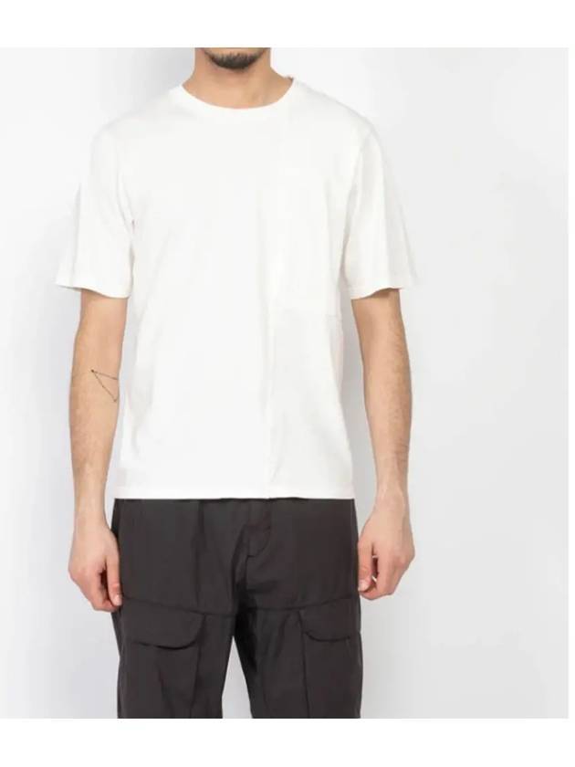 20/1 Jersey Pocket Short Sleeve T-Shirt White - CP COMPANY - BALAAN 2