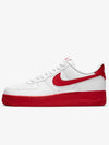 Air Force 1 Low Top Sneakers White Red Midsole - NIKE - BALAAN 2