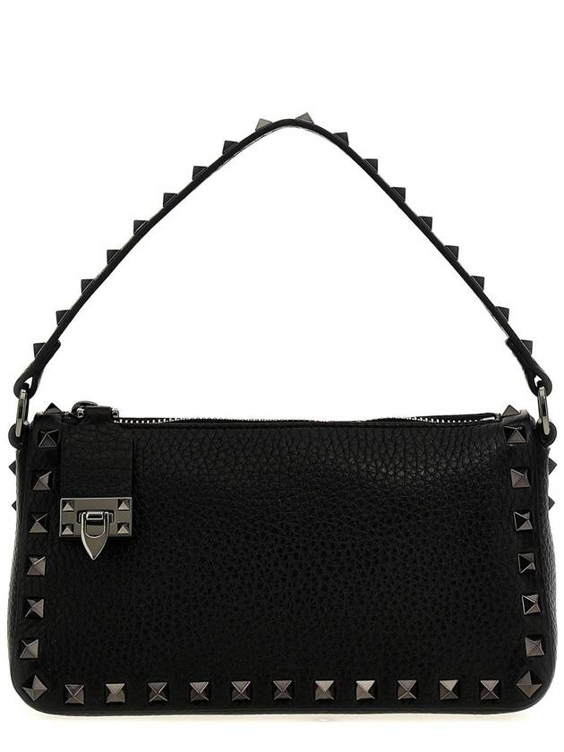 Garavani Rockstud Shoulder Bag Black - VALENTINO - BALAAN 2