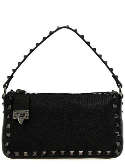 Garavani Rockstud Shoulder Bag Black - VALENTINO - BALAAN 2