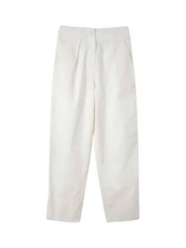 24 MHL CINCH BACK TROUSER OFF white WHTR0512S24LCN OFW bag trousers - MARGARET HOWELL - BALAAN 1