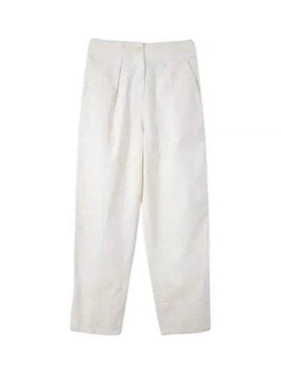 MHL Cinch Back Straight Pants Off White - MARGARET HOWELL - BALAAN 2