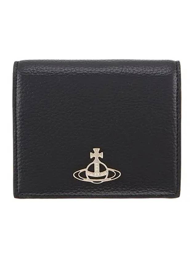 Men's ORB Logo Half Wallet Black - VIVIENNE WESTWOOD - BALAAN 5