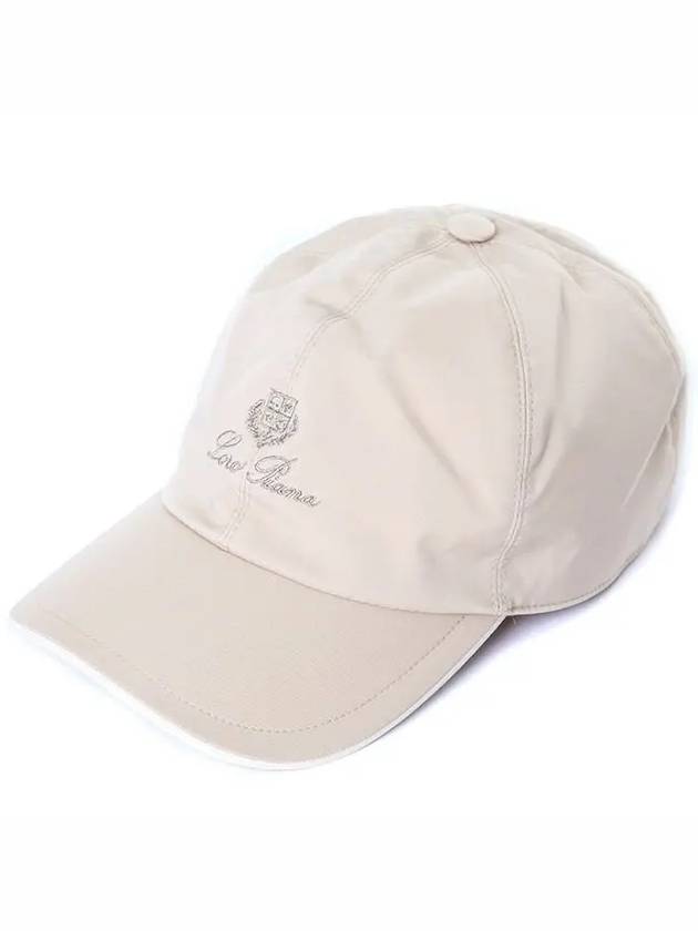 Embroidered Logo Ball Cap Ivory - LORO PIANA - BALAAN 2