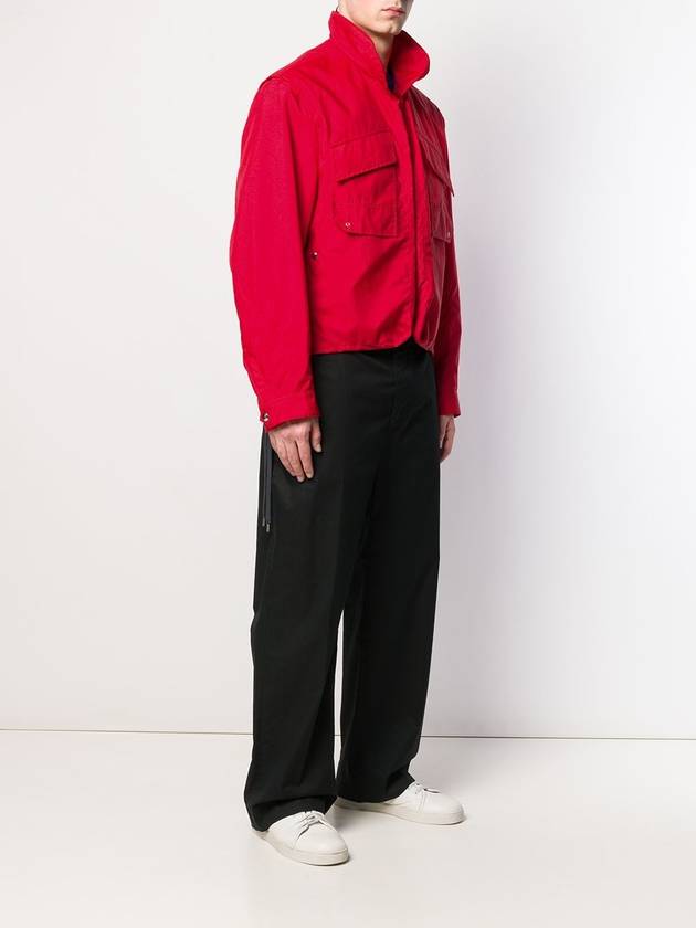 vibrant red shell jacket - LANVIN - BALAAN 2