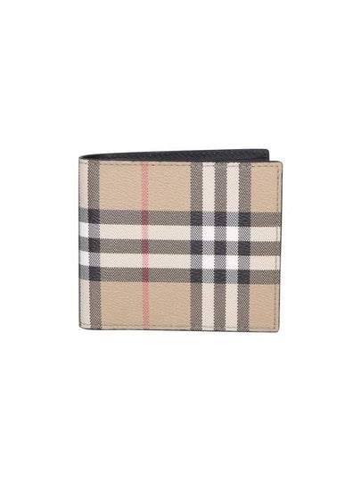 Check Half Wallet Beige - BURBERRY - BALAAN 2