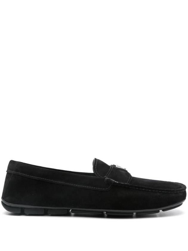 suede driving shoes black - PRADA - BALAAN 2