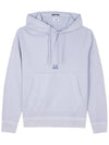 Central Logo Hoodie Cosmic Sky - CP COMPANY - BALAAN 2