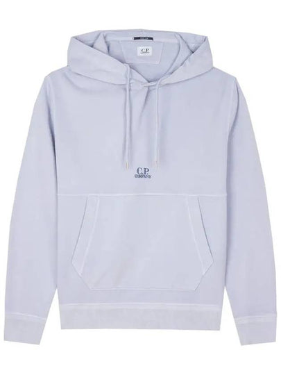 Central Logo Hoodie Cosmic Sky - CP COMPANY - BALAAN 2