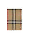 Check Wool Silk Scarf Beige - BURBERRY - BALAAN 2