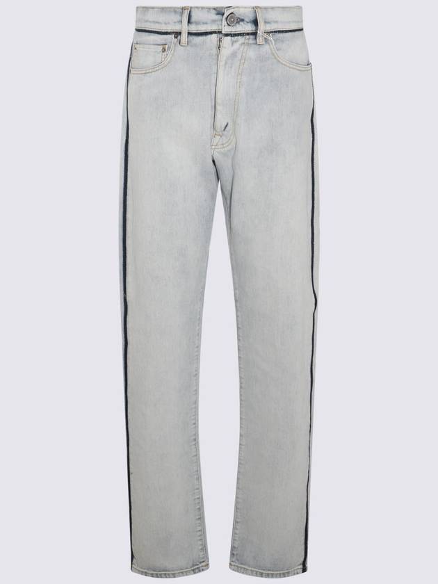 Denim Straight Jeans Light Blue - MAISON MARGIELA - BALAAN 3