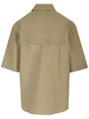 Double Pocket Short Sleeve Khaki - LEMAIRE - BALAAN 3