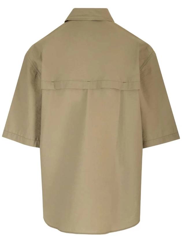 Double Pocket Short Sleeve Khaki - LEMAIRE - BALAAN 3