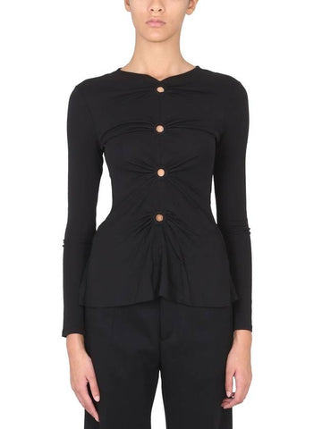 MATTE CREPE TOP - PROENZA SCHOULER - BALAAN 1