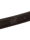 Horseshoe Buckle Reversible Leather Belt Black Brown - MONTBLANC - BALAAN 8