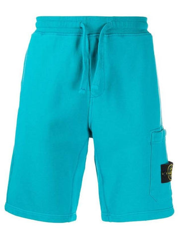 Wappen Patch Cargo Training Shorts Blue - STONE ISLAND - BALAAN 1