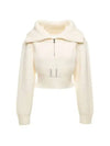 La Maille Risoul Double Collar Knit Top Offwhite - JACQUEMUS - BALAAN 2