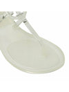 Mini Miller Jelly Flip Flops White - TORY BURCH - BALAAN 10