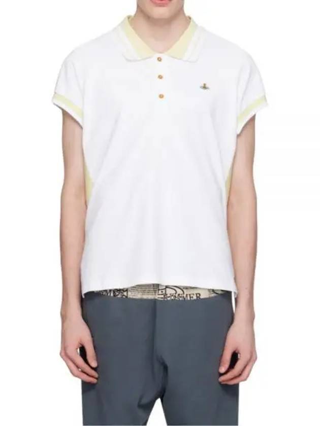 Embroidered ORB Polo Shirt White - VIVIENNE WESTWOOD - BALAAN 2