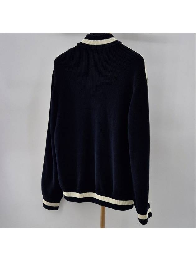 knit padded tricot cardigan navy XL size - MONCLER - BALAAN 2