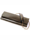 Striped leather clutch 444888 DK70M 1080 - BALENCIAGA - BALAAN 3