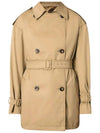 OTTAVO Belted Trench Coat Beige 2426026011 001 - MAX MARA - BALAAN 1