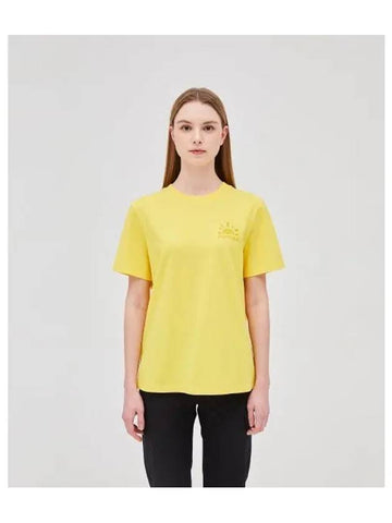 Tiny W Light Mustard Women s Short Sleeve T Shirt - DUVETICA - BALAAN 1