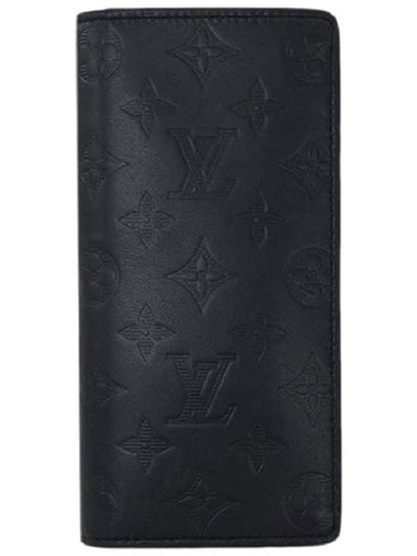 Brazza Monogram Long Wallet Black - LOUIS VUITTON - BALAAN 1