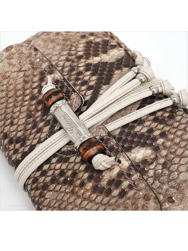 Bamboo python shoulder bag 235320 0904sva - GUCCI - BALAAN 7