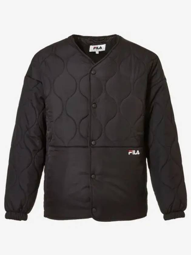 Lightweight Quilted Padded Jacket BLK - FILA - BALAAN 1