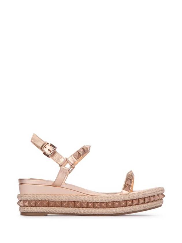 Pyraclou 60 Espadrilles Wedge Rose Gold - CHRISTIAN LOUBOUTIN - BALAAN 1