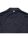 4 Bar Armband Cotton Blazer Jacket Navy - THOM BROWNE - BALAAN 11