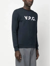 VPC Logo Crew Neck Sweatshirt Navy - A.P.C. - BALAAN 4