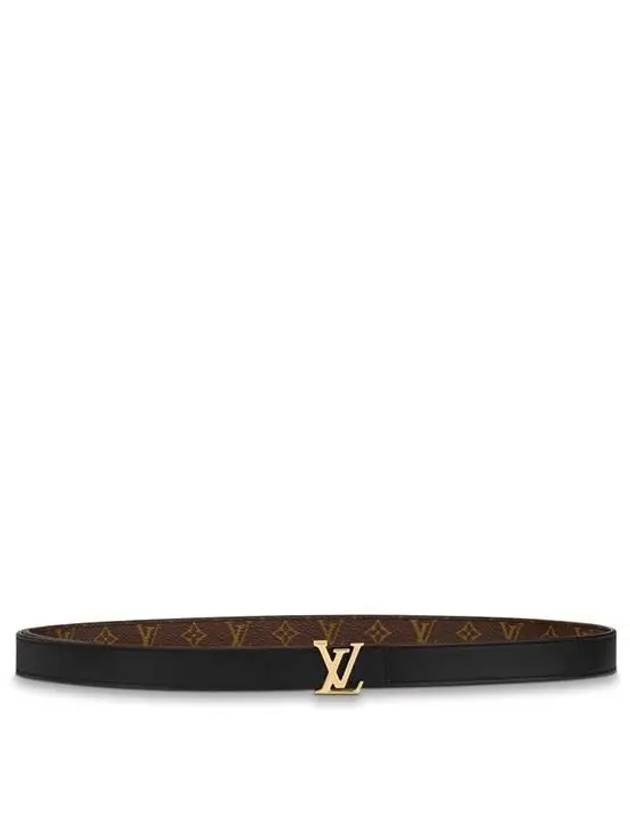 LV Iconic 20MM Reversible Leather Belt Black Brown - LOUIS VUITTON - BALAAN 6