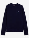 Tricolor Fox Patch Sweatshirt Dark Navy - MAISON KITSUNE - BALAAN 4