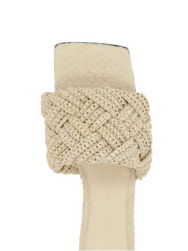 Lido Intrecciato Flat Slipper Cream - BOTTEGA VENETA - BALAAN 4