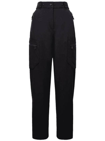 Jogging straight pants black - MONCLER - BALAAN 1