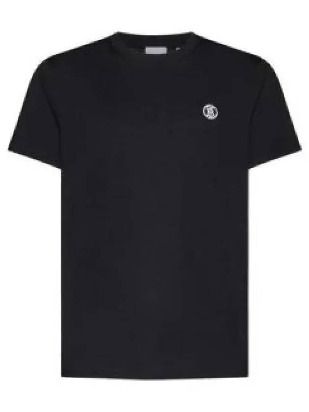 Parker Short Sleeve T-Shirt Black - BURBERRY - BALAAN 2