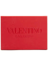 Women's V Logo Signature Card Wallet Pink - VALENTINO - BALAAN 8