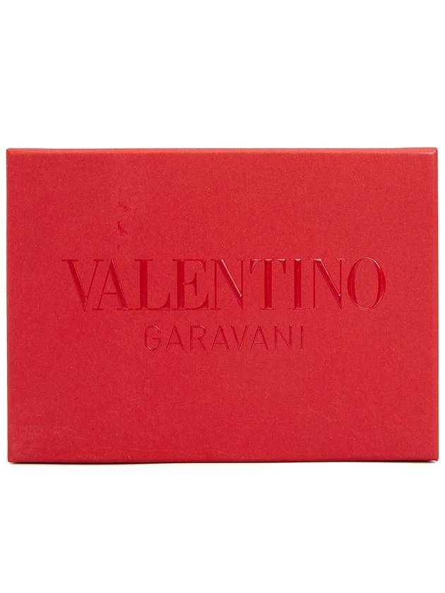 Women's V Logo Signature Card Wallet Pink - VALENTINO - BALAAN 8