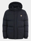 Fox Patch Hood Classic Puffer Down Padded Black - MAISON KITSUNE - BALAAN 2