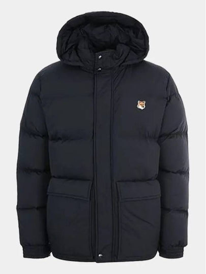 Fox Patch Hood Classic Puffer Down Padded Black - MAISON KITSUNE - BALAAN 2