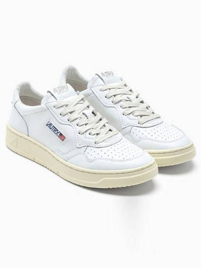 Medalist Leather Low Top Sneakers White - AUTRY - BALAAN 2