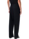 Wool Straight Pants Black - AMI - BALAAN 3