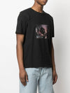 Paris Sunset Short Sleeve T-Shirt Black - SAINT LAURENT - BALAAN 6