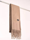 VIRGIN WOOL Muffler Dark Beige - NATIONAL PUBLICITY - BALAAN 2