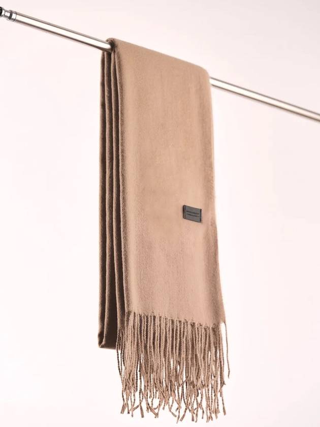 VIRGIN WOOL Muffler Dark Beige - NATIONAL PUBLICITY - BALAAN 2