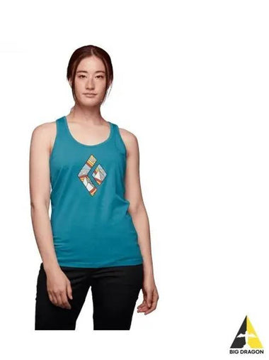 BLACK DIAMOND Rainbow Tank WOMENS NAWAP730070 - BLACK & BROWN - BALAAN 1