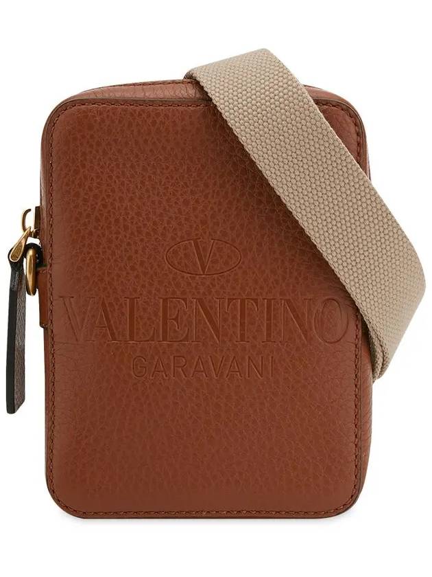 Logo Cross Bag Brown - VALENTINO - BALAAN 4